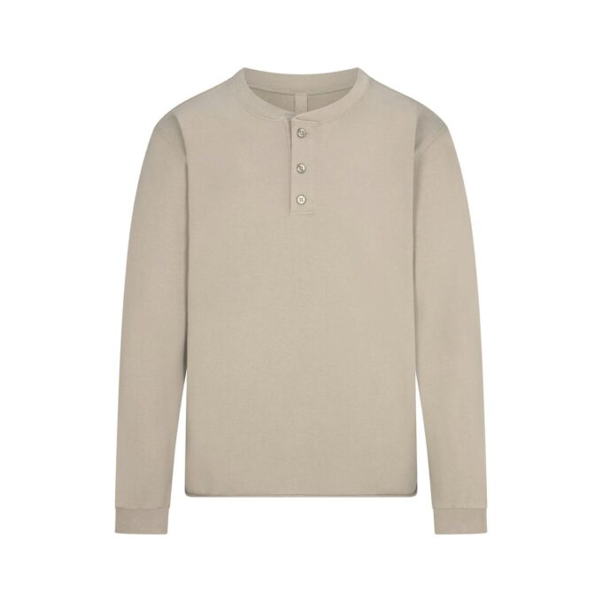 ΑΝΔΡΙΚΗ ΦΑΝΕΛΑ RELAXED HENLEY ΑΝΔΡΙΚΗ ΦΑΝΕΛΑ RELAXED HENLEY