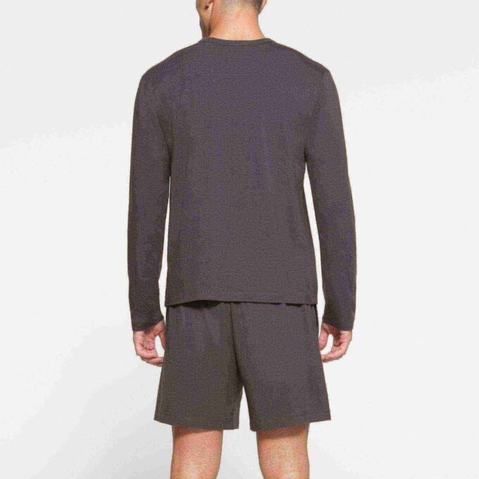ΑΝΔΡΙΚΟ ΜΠΛΟΥΖΑΚΙ ΜΕ ΧΑΛΑΡΩΣΗ ΚΑΙ ΜΑΚΡΥΜΑΝΙΚΟ JERSEY LOUNGE ΑΝΔΡΙΚΟ ΜΠΛΟΥΖΑΚΙ ΜΕ ΧΑΛΑΡΩΣΗ ΚΑΙ ΜΑΚΡΥΜΑΝΙΚΟ JERSEY LOUNGE