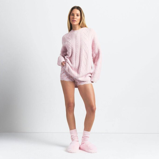 COZY LIGHT ΜΕΓΑΛΟ ΠΟΥΛΟΒΕΡ ΜΕ ΠΛΕΚΤΟ ΓΙΑΚΑΚΙ ΚΑΙ ΣΚΟΥΡΟ ΓΙΑΚΑΚΙ