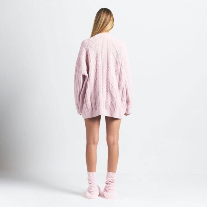 COZY LIGHT ΜΕΓΑΛΟ ΠΟΥΛΟΒΕΡ ΜΕ ΠΛΕΚΤΟ ΓΙΑΚΑΚΙ ΚΑΙ ΣΚΟΥΡΟ ΓΙΑΚΑΚΙ