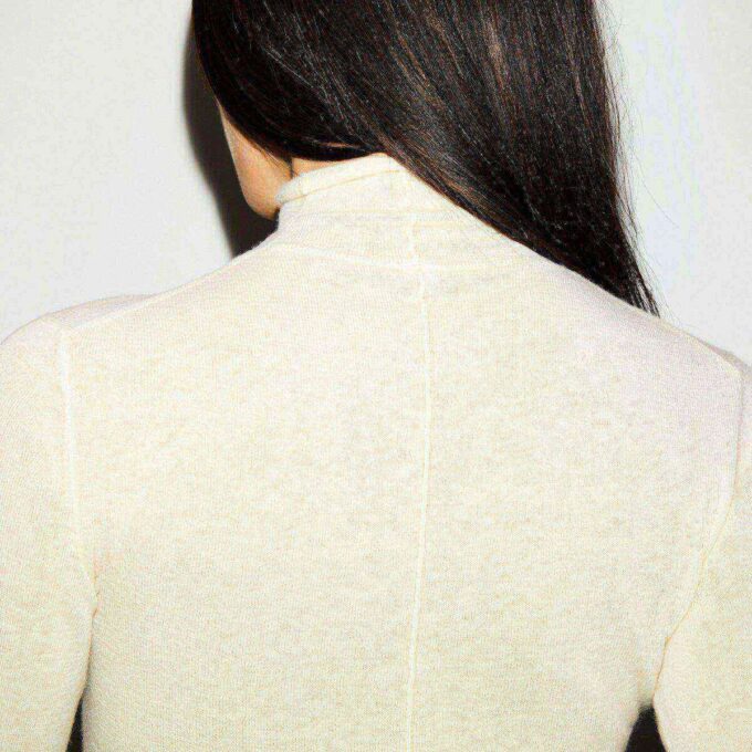 ΚΑΣΕΜΙΡ TURTLENECK ΜΕ ΒΑΡΟΣ ΦΤΕΡΟ