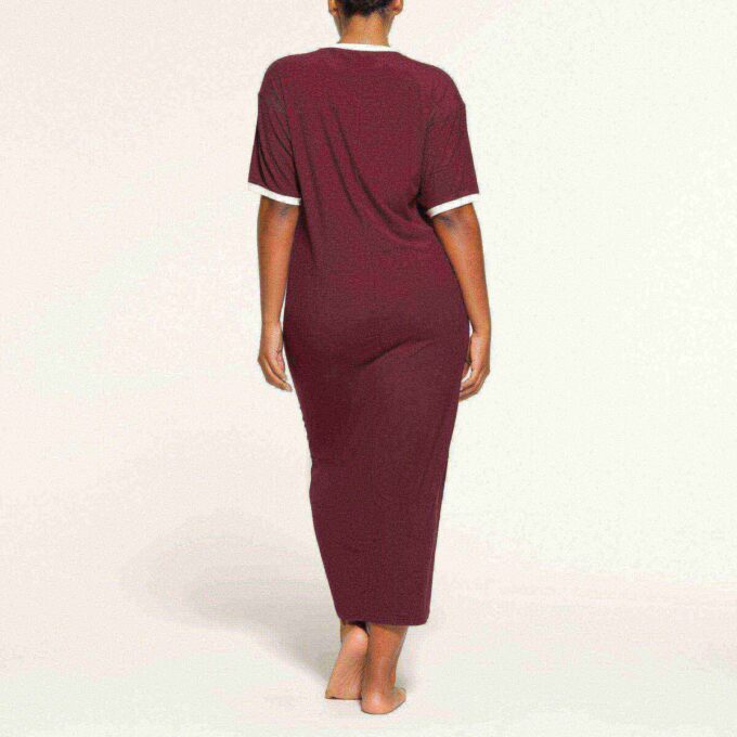 ΜΑΥΡΟ ΦΟΡΕΜΑ ΜΕ ΑΠΑΛΟ LOUNGE RINGER T-SHIRT