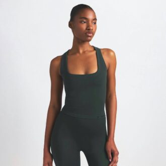 NikeSKIMS VINTAGE SEAMLESS RACER ΜΠΛΟΥΖΑ ΠΛΑΤΗΣ