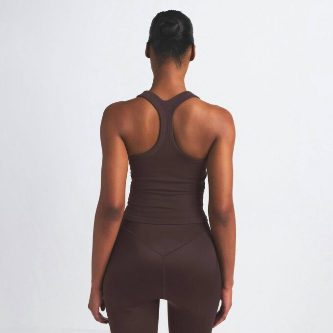 NikeSKIMS VINTAGE SEAMLESS RACER ΜΠΛΟΥΖΑ ΠΛΑΤΗΣ NikeSKIMS VINTAGE SEAMLESS RACER ΜΠΛΟΥΖΑ ΠΛΑΤΗΣ