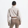 NikeSKIMS ΥΦΑΣΜΑΤΙΝΟ ΝΑΙΛΟΝ ΚΡΟΠ ΤΖΑΚΕΤ NikeSKIMS ΥΦΑΣΜΑΤΙΝΟ ΝΑΙΛΟΝ ΚΡΟΠ ΤΖΑΚΕΤ