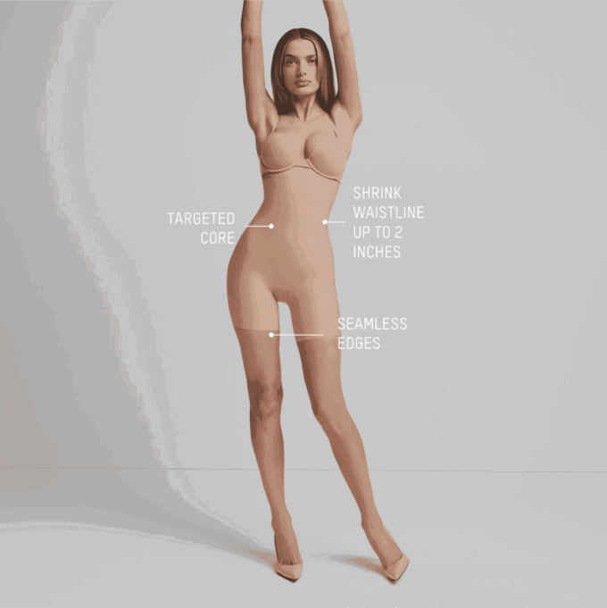 SKIMS BODY CORE SCULPT ΨΗΛΟΜΕΣΗ ΣΟΡΤΣ