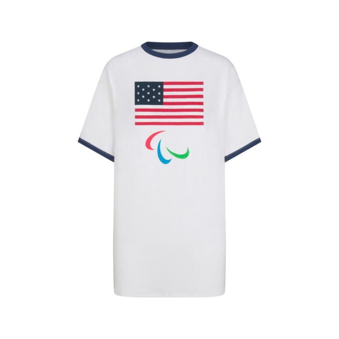 SKIMS FOR TEAM USA ΒΑΜΒΑΚΕΡΟ ΜΠΛΟΥΖΑΚΙ ΠΑΡΑΟΛΥΜΠΙΑΚΩΝ ΜΙΝΙ ΦΟΡΕΜΑ SKIMS FOR TEAM USA ΒΑΜΒΑΚΕΡΟ ΜΠΛΟΥΖΑΚΙ ΠΑΡΑΟΛΥΜΠΙΑΚΩΝ ΜΙΝΙ ΦΟΡΕΜΑ