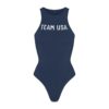 Βαμβακερή φανέλα SKIMS FOR TEAM USA, Ολυμπιακή φόρμα με ψηλό λαιμό Βαμβακερή φανέλα SKIMS FOR TEAM USA, Ολυμπιακή φόρμα με ψηλό λαιμό